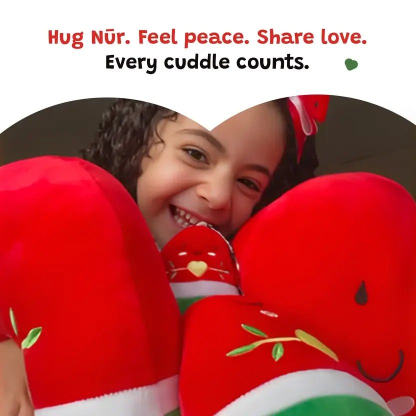 Nūr Watermelon Keyring (8cm) | Islamic Toys for Kids - Wear Yaani