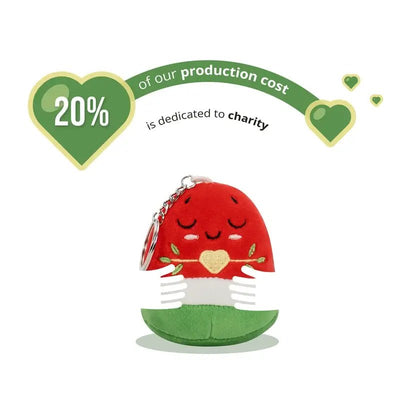 Nūr Watermelon Keyring (8cm) | Islamic Toys for Kids - Wear Yaani