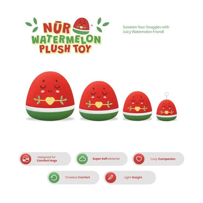Nūr Watermelon Keyring (8cm) | Islamic Toys for Kids - Wear Yaani