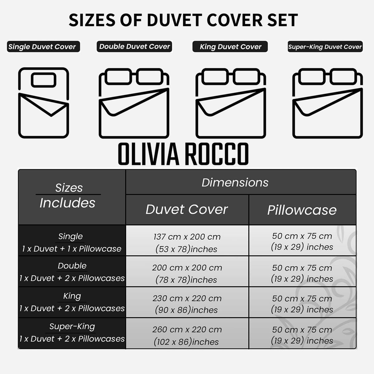 OLIVIA ROCCO Textured Pintuck Ruffles Pleated Microfibre Duvet Cover Set With Pillowcases - Wear Yaani