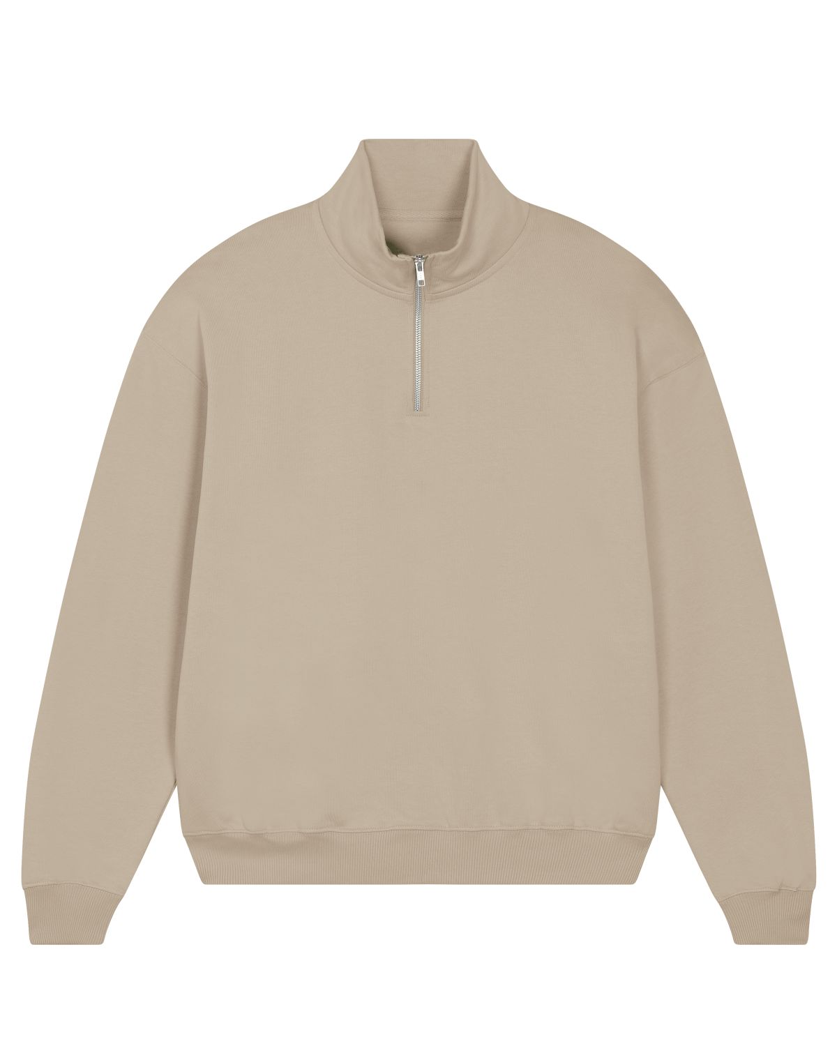 Organic Boxy Quarter Zip Sweatshirt: Unisex - Wear Yaani