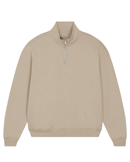 Organic Boxy Quarter Zip Sweatshirt: Unisex - Wear Yaani