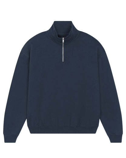 Organic Boxy Quarter Zip Sweatshirt: Unisex - Wear Yaani