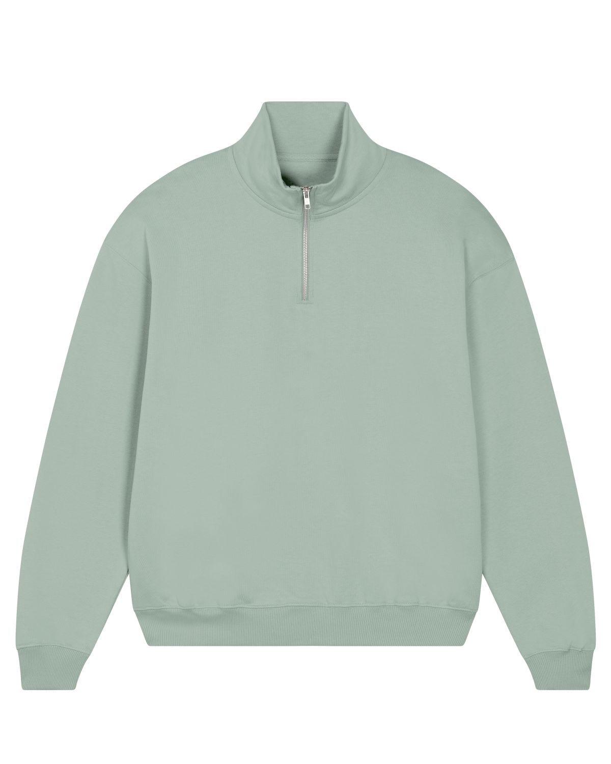 Organic Boxy Quarter Zip Sweatshirt: Unisex - Wear Yaani
