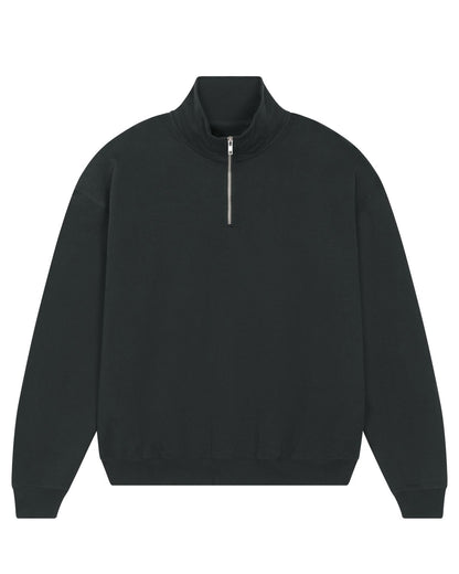 Organic Boxy Quarter Zip Sweatshirt: Unisex - Wear Yaani