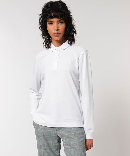 Organic Colours Long Sleeve Polo: Unisex - Wear Yaani