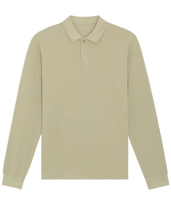 Organic Colours Long Sleeve Polo: Unisex - Wear Yaani