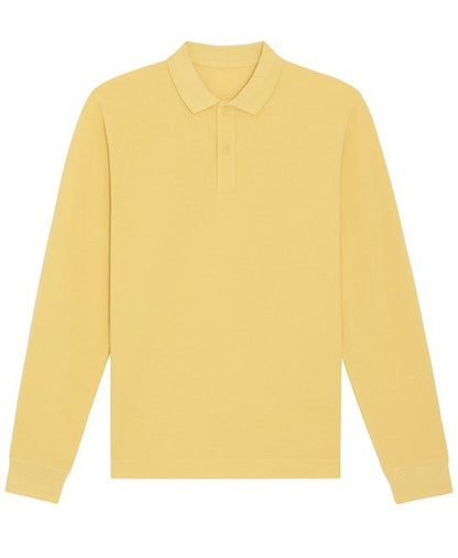 Organic Colours Long Sleeve Polo: Unisex - Wear Yaani