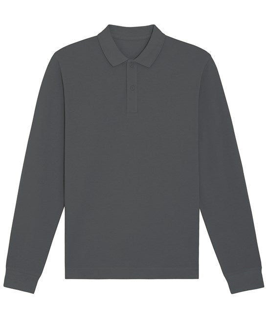 Organic Colours Long Sleeve Polo: Unisex - Wear Yaani