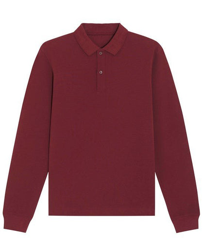 Organic Colours Long Sleeve Polo: Unisex - Wear Yaani