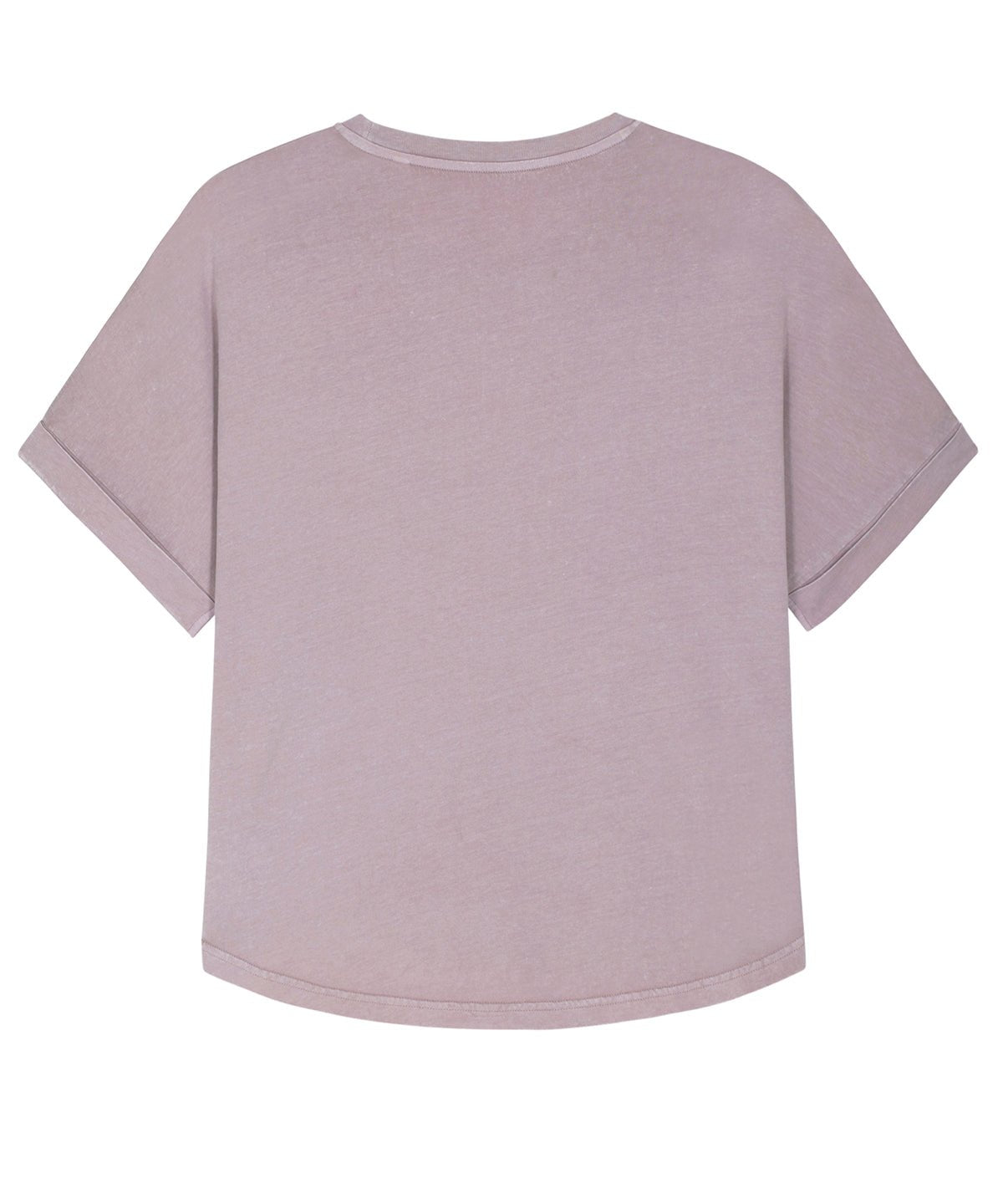 Organic Garment Dyed Roll Sleeve T-shirt: Womens - Wear Yaani