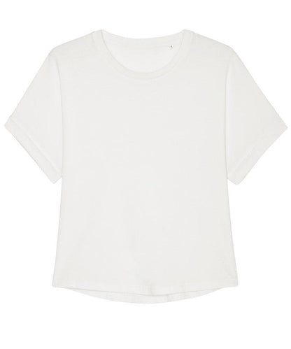 Organic Garment Dyed Roll Sleeve T-shirt: Womens - Wear Yaani