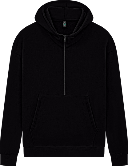 Organic Half Zip Hoodie: Unisex - Wear Yaani