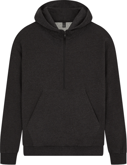 Organic Half Zip Hoodie: Unisex - Wear Yaani