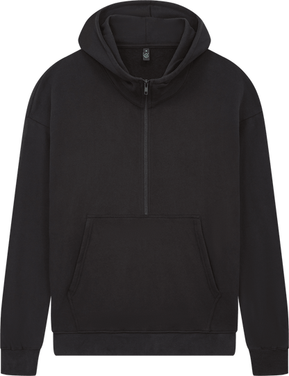 Organic Half Zip Hoodie: Unisex - Wear Yaani