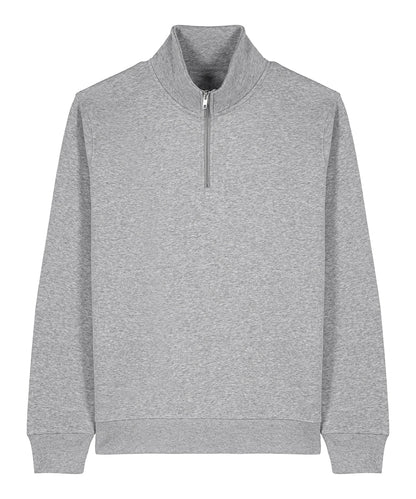 Organic Zip Neck Sweatshirt: Unisex - Wear Yaani