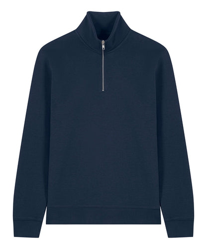 Organic Zip Neck Sweatshirt: Unisex - Wear Yaani