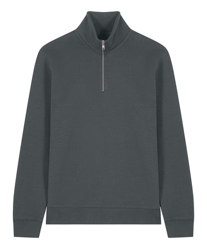 Organic Zip Neck Sweatshirt: Unisex - Wear Yaani