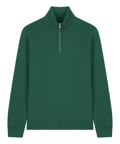 Organic Zip Neck Sweatshirt: Unisex - Wear Yaani