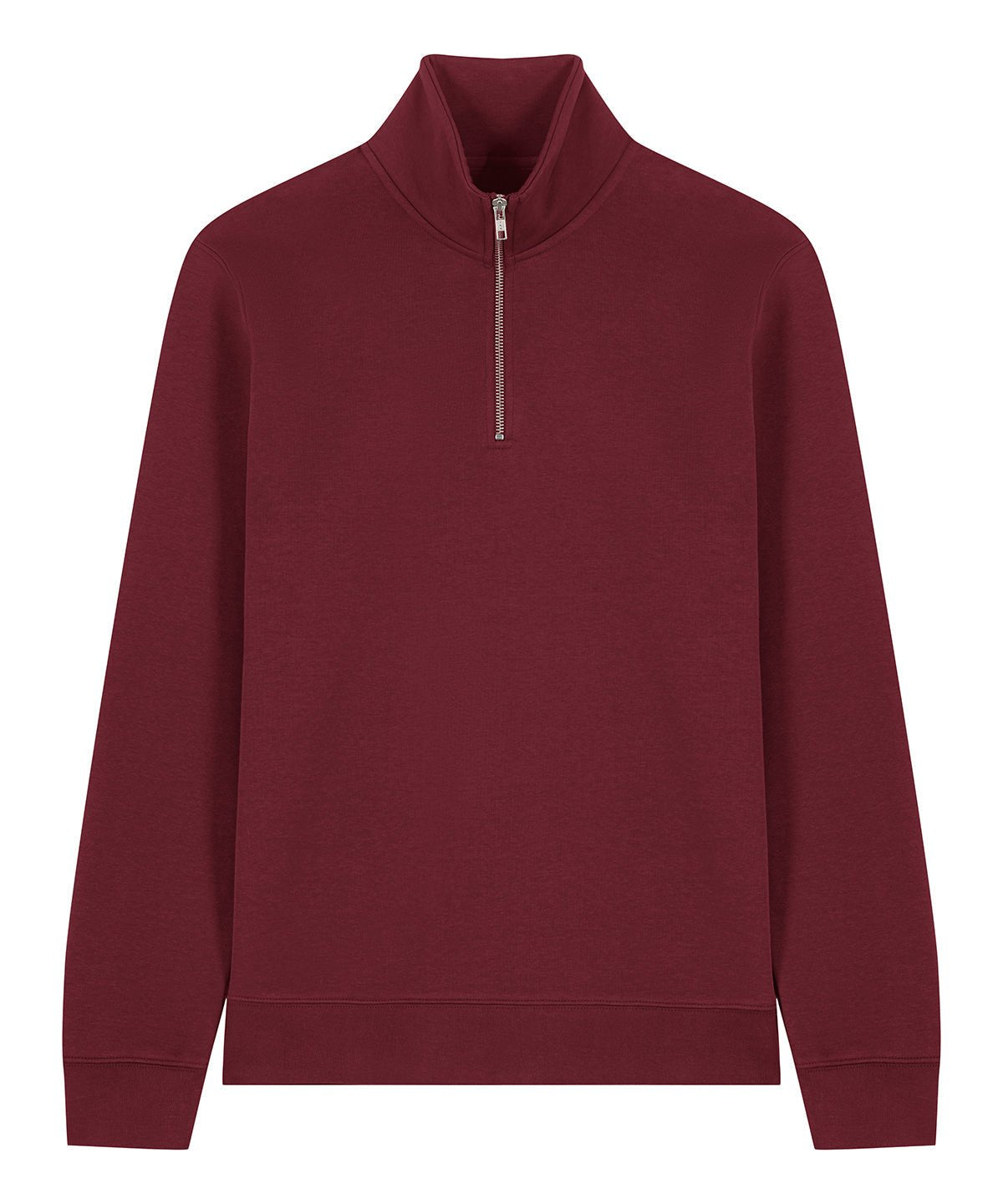 Organic Zip Neck Sweatshirt: Unisex - Wear Yaani