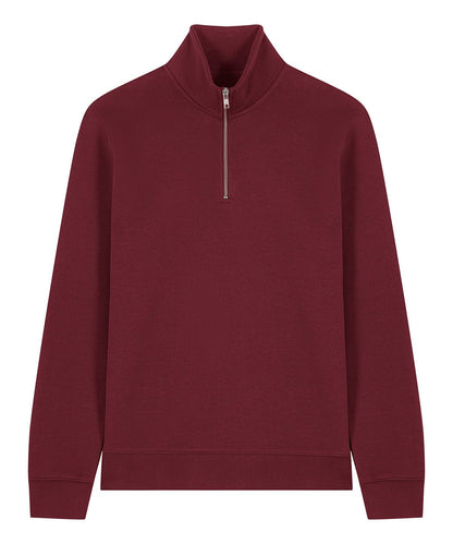 Organic Zip Neck Sweatshirt: Unisex - Wear Yaani