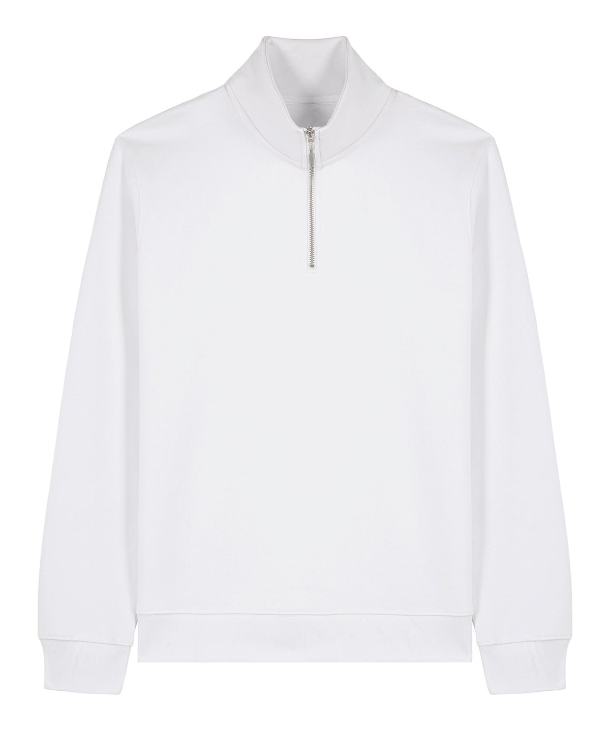 Organic Zip Neck Sweatshirt: Unisex - Wear Yaani