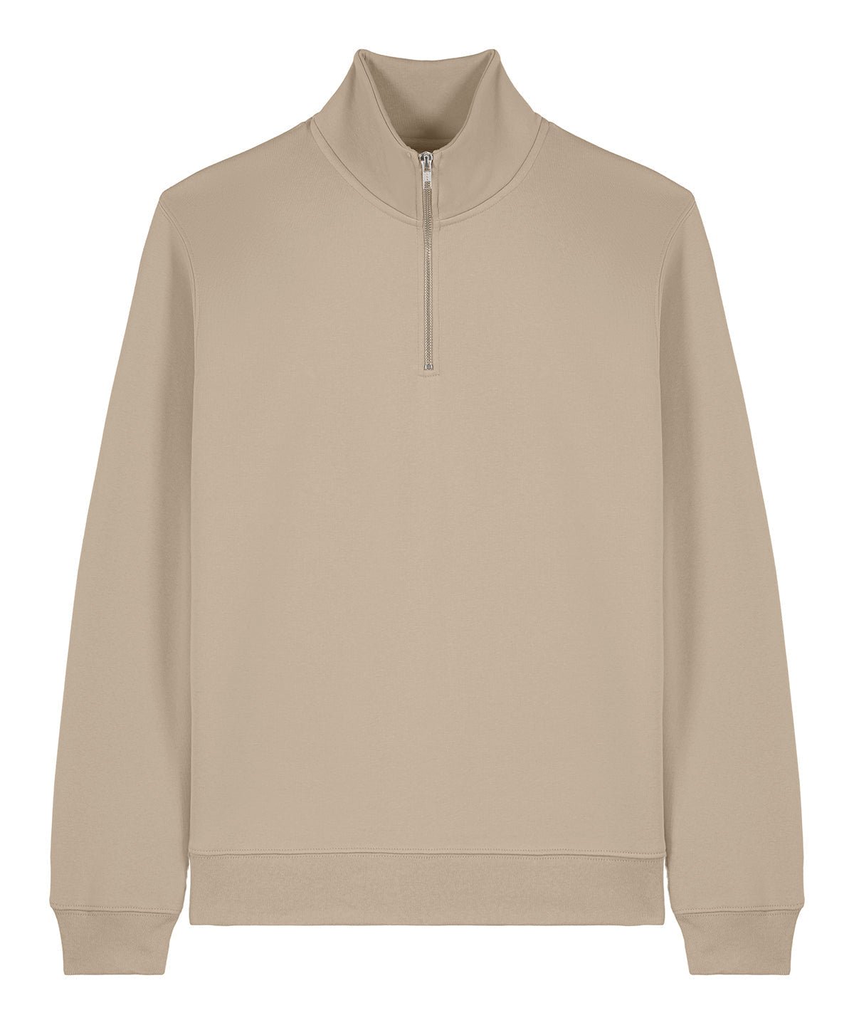 Organic Zip Neck Sweatshirt: Unisex - Wear Yaani
