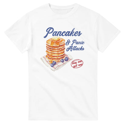 Pancakes & Panic Attacks printed tee - Wear Yaani