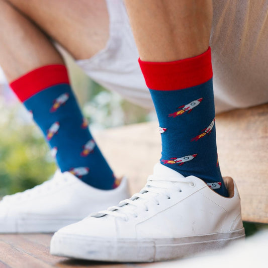 Rocket Matching Bamboo Socks (Adult & Child) - Wear Yaani