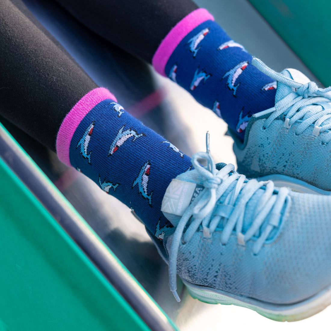 Sharks Matching Bamboo Socks (Adult & Child) - Wear Yaani