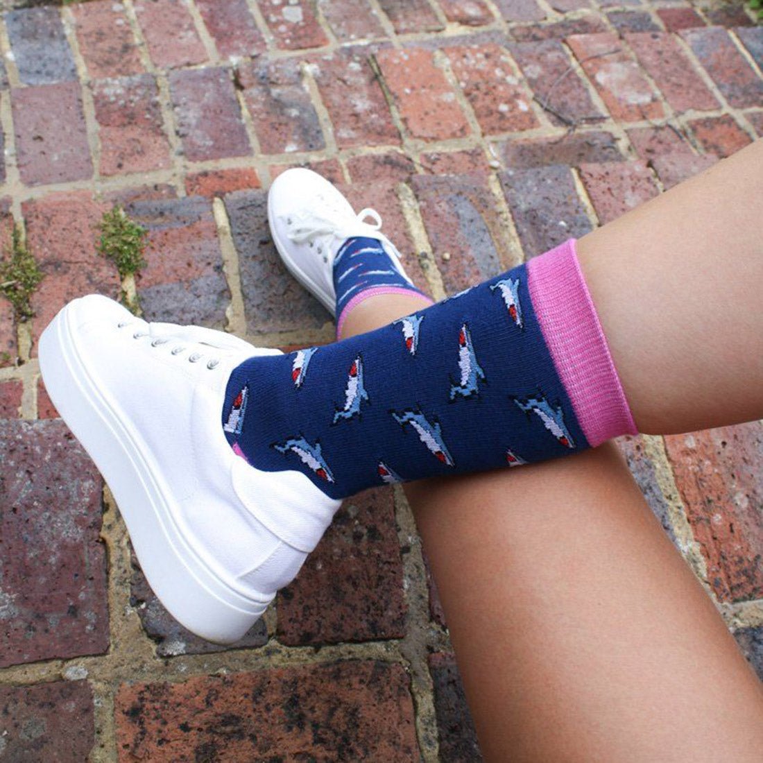 Sharks Matching Bamboo Socks (Adult & Child) - Wear Yaani