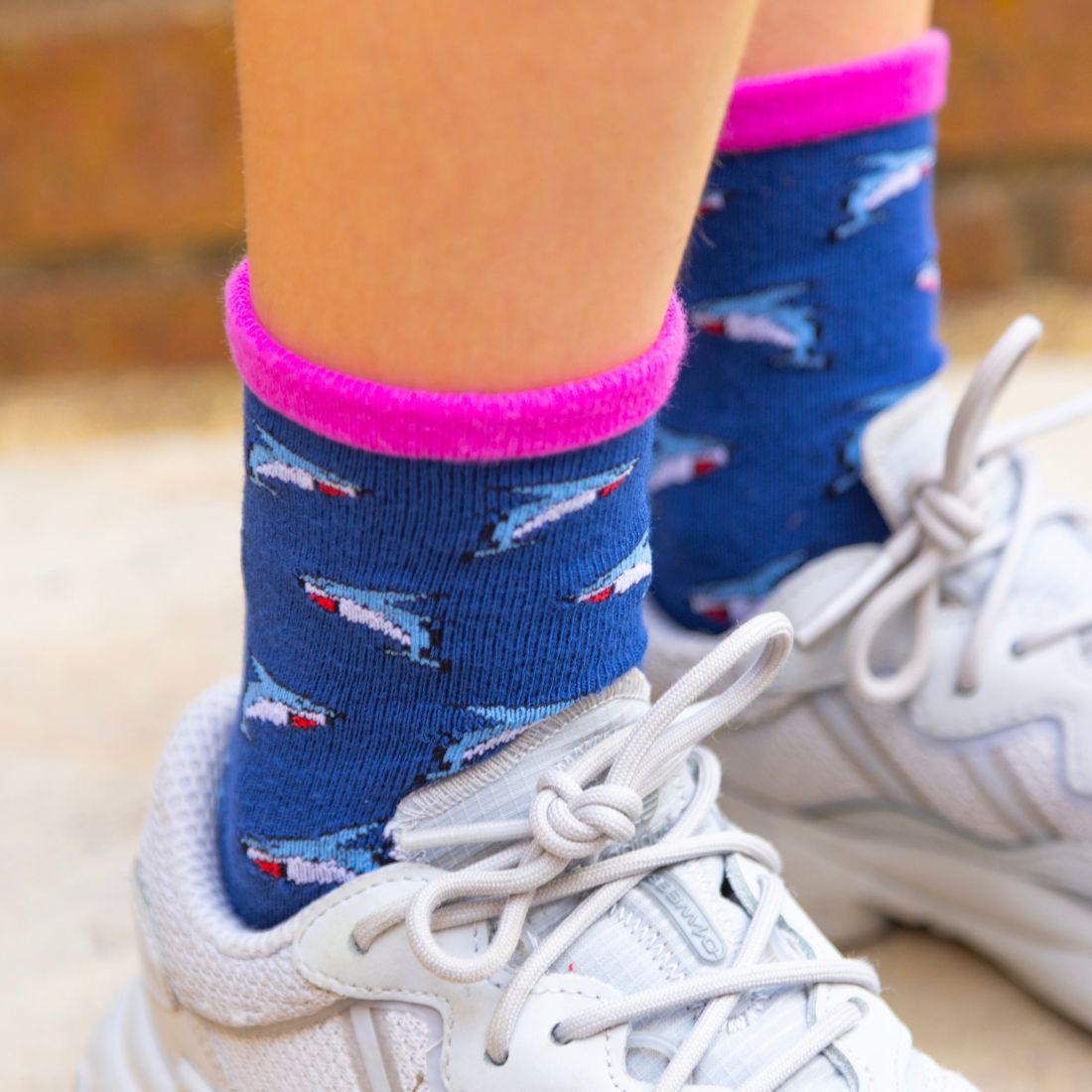 Sharks Matching Bamboo Socks (Adult & Child) - Wear Yaani