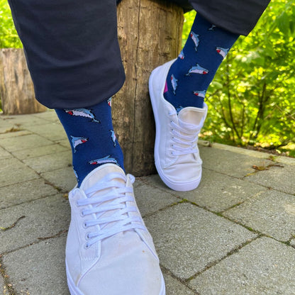 Sharks Matching Bamboo Socks (Adult & Child) - Wear Yaani