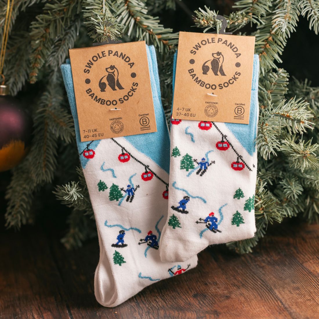 Ski Slope Bamboo Socks - Wear Yaani