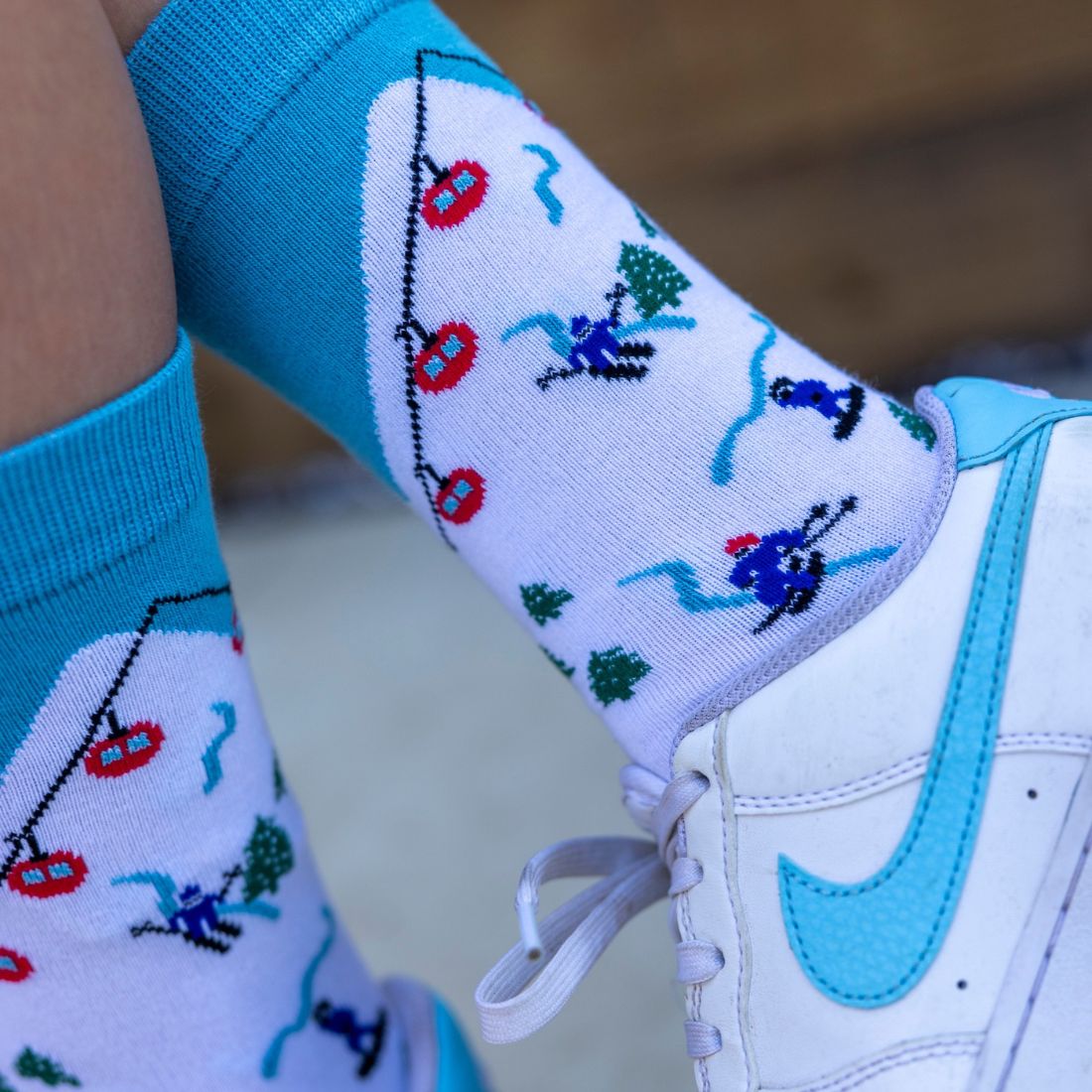 Ski Slope Bamboo Socks - Wear Yaani