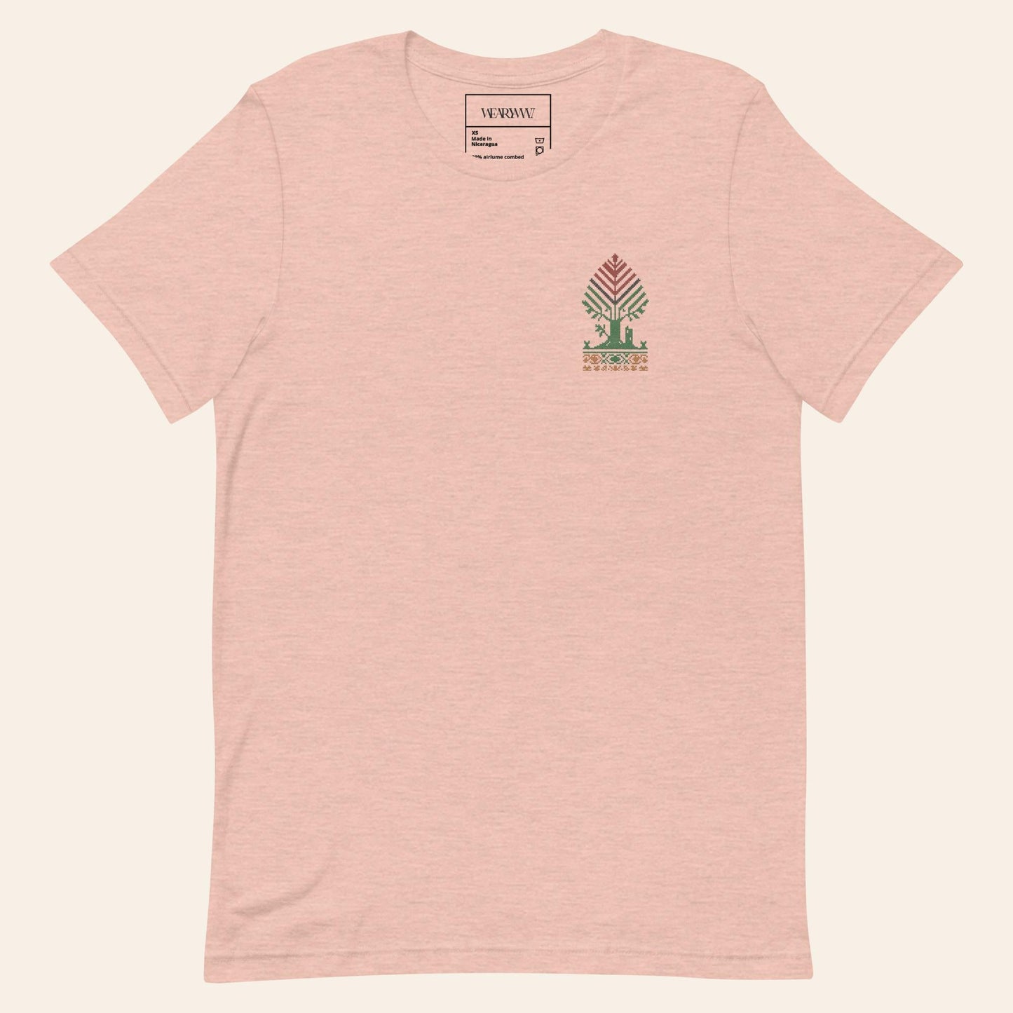 The Heritage Tree T-Shirt – Palestinian Tatreez & Ireland’s Oldest Tree - Wear Yaani