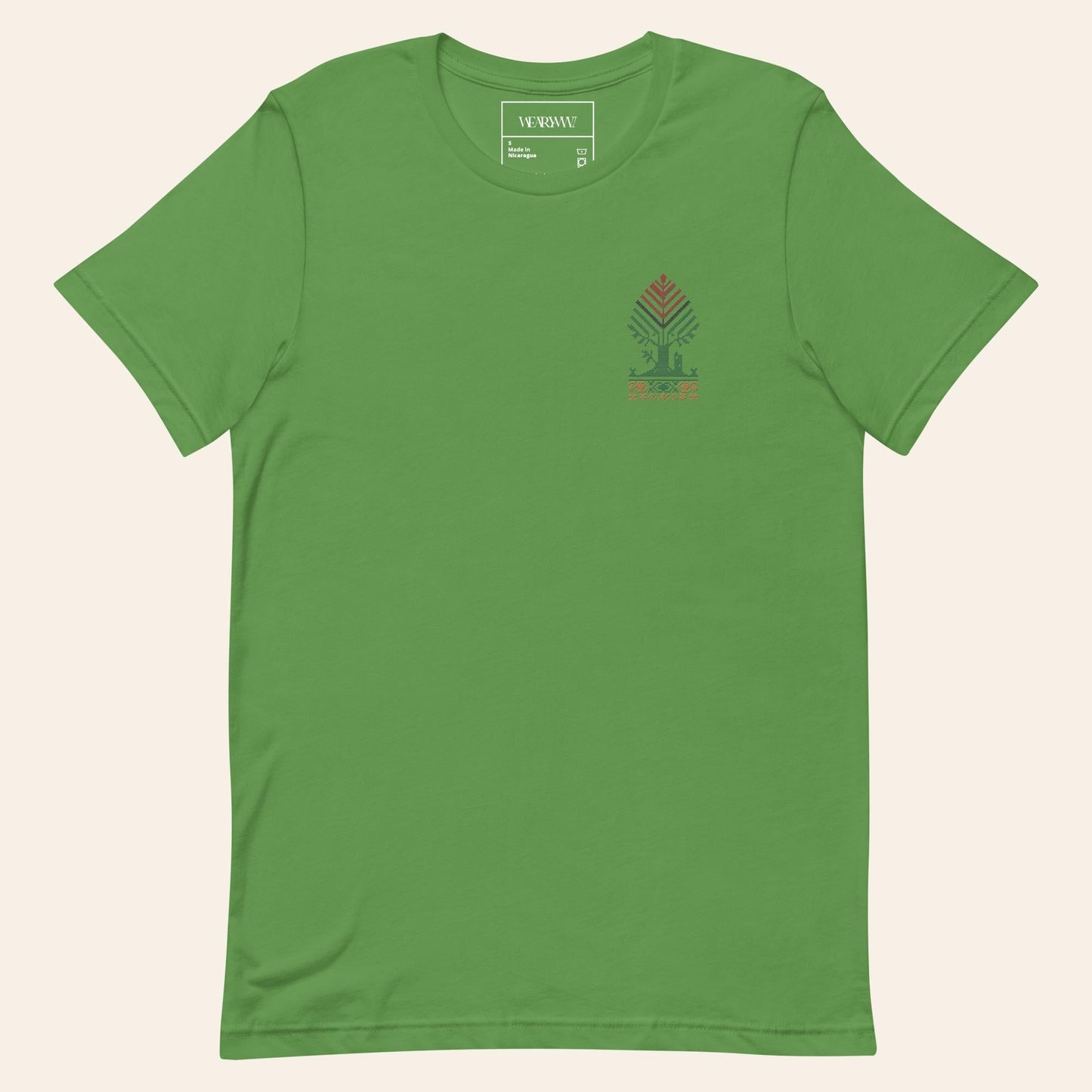 The Heritage Tree T-Shirt – Palestinian Tatreez & Ireland’s Oldest Tree - Wear Yaani