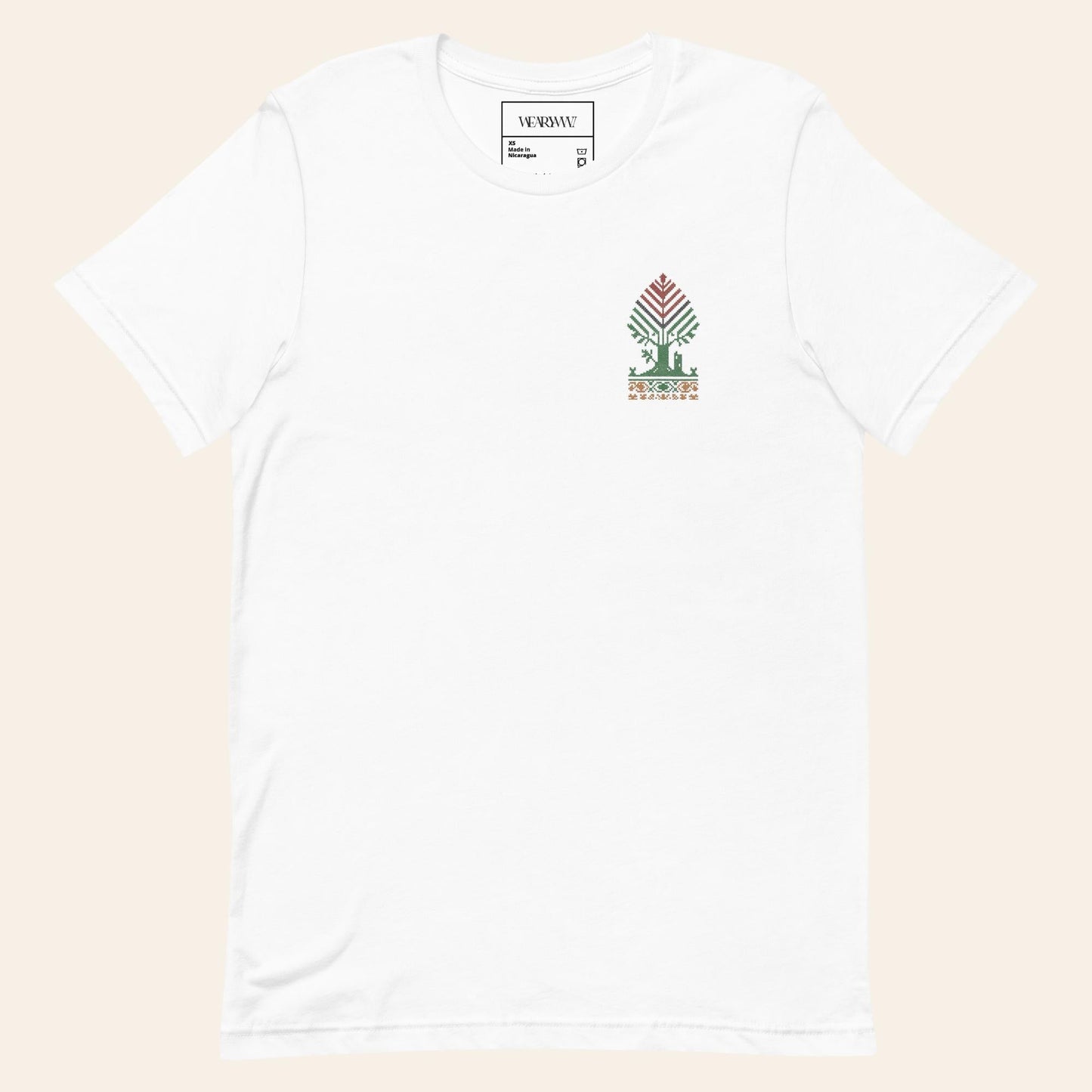 The Heritage Tree T-Shirt – Palestinian Tatreez & Ireland’s Oldest Tree - Wear Yaani