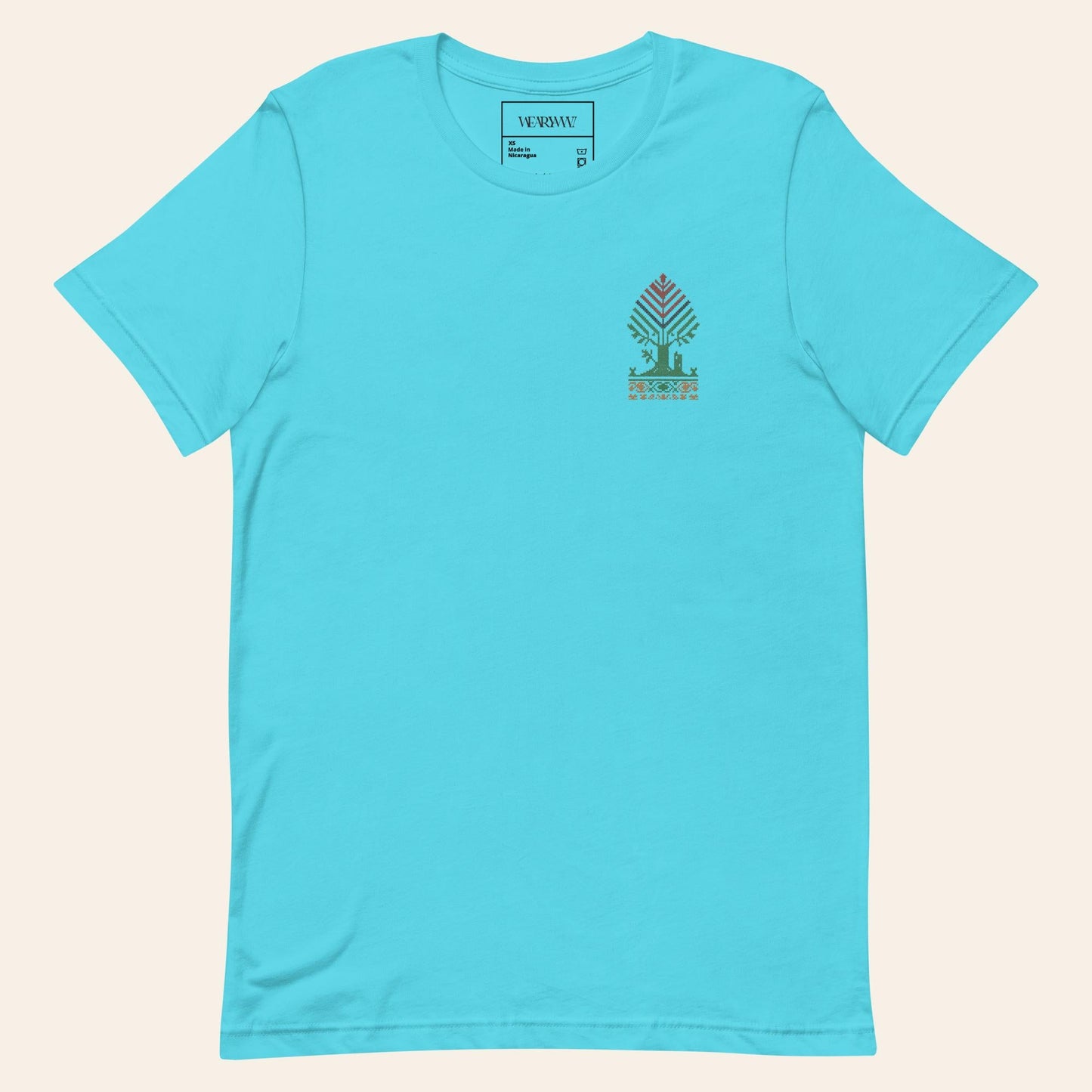 The Heritage Tree T-Shirt – Palestinian Tatreez & Ireland’s Oldest Tree - Wear Yaani