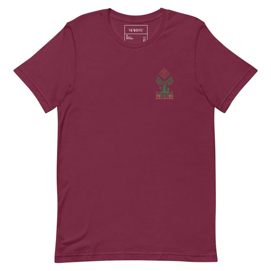 The Heritage Tree T-Shirt – Palestinian Tatreez & Ireland’s Oldest Tree - Wear Yaani