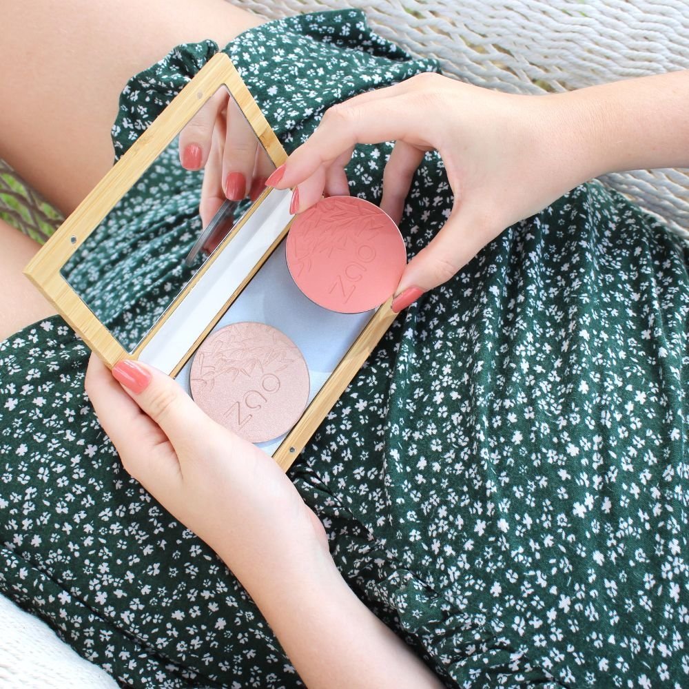 Zao Bamboo Box Medium | Empty Refillable Makeup Palette Case - Wear Yaani