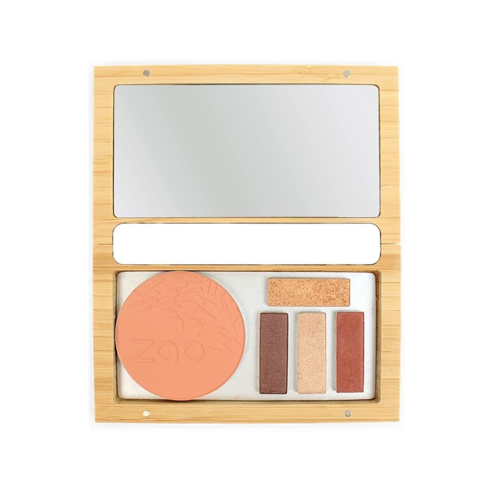 Zao Bamboo Box Medium | Empty Refillable Makeup Palette Case - Wear Yaani