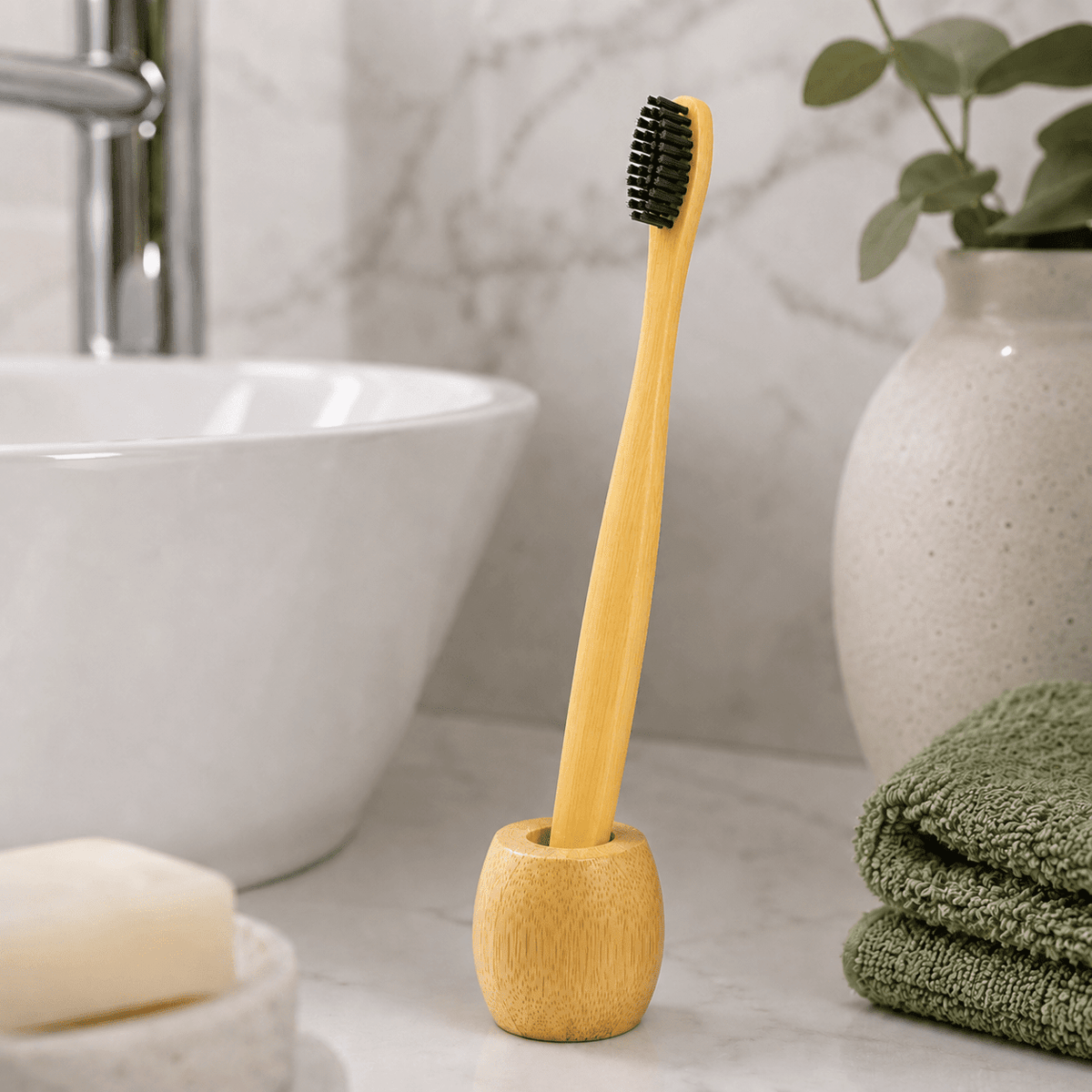 Zero Waste Club Bamboo Toothbrush Holder - Wear Yaani